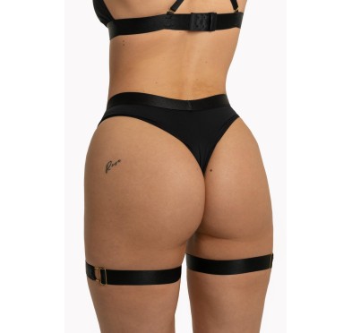 SEILA set black (bra+string) S/M